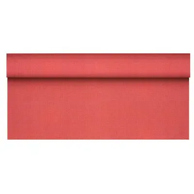 Tablecloth Roll Fleece Red "Soft Selection Plus" 25 x 1.18 meters -Horecavoordeel.com-