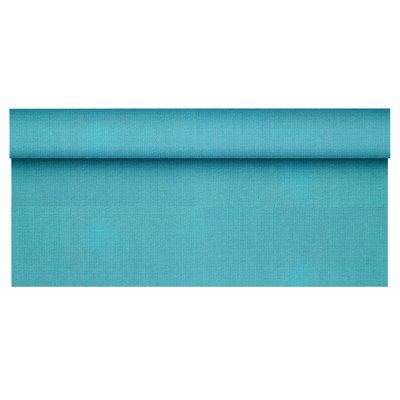 Tablecloth Roll Fleece Turquoise "Soft Selection Plus" 25 x 1.18 meters -Horecavoordeel.com-