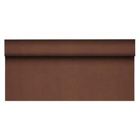 Tablecloth Roll Fleece Brown "Soft Selection Plus" 25 x 1.18 meters -Horecavoordeel.com-