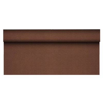 Tablecloth Roll Fleece Brown "Soft Selection Plus" 25 x 1.18 meters -Horecavoordeel.com-