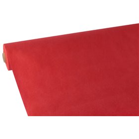 Tablecloth Roll Fleece Red "Soft Selection" 40 x 0.9 meter -Horecavoordeel.com-