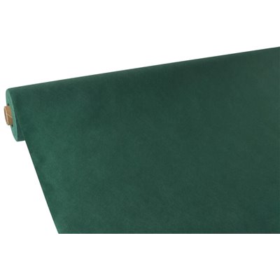 Tablecloth Roll Fleece Dark Green "Soft Selection" 40 x 0.9 meter -Horecavoordeel.com-