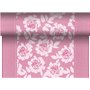 Tafelloper Fuchsia "Adele" "Textielkarakter" Van Pulp Viscose En Tissue Mix "ROYAL Collection" 24m x 400mm -horecavoordeel.com-