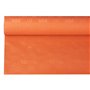 Tablecloth Paper Roll Nectarine With Damask Print 6 x 1.2 meters -Horecavoordeel.com-