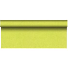 Tablecloth Roll Lime Green Of Pulp Viscose And Tissue Mix "ROYAL Collection Plus" 20 x 1.18 meter -Horecavoordeel.com-