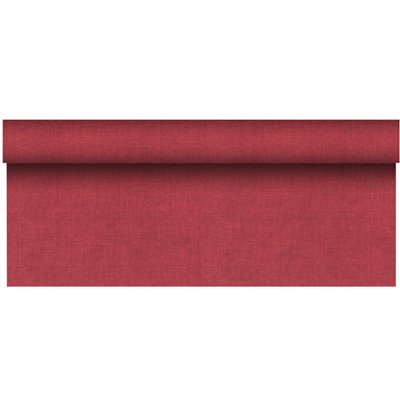 Tafelkleed Rol Bordeaux Van Pulp Viscose En Tissue Mix "ROYAL Collection Plus" 20 x 1,18 meter -horecavoordeel.com-