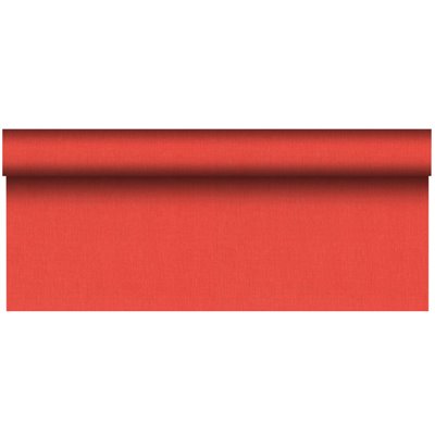 Tablecloth Roll Red From Pulp Viscose And Tissue Mix "ROYAL Collection Plus" 20 x 1,18 meter -Horecavoordeel.com-