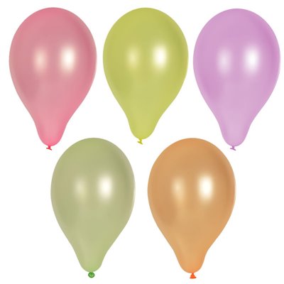 Ballonnen "Neon" Kleuren Assoriment Ø 250mm -horecavoordeel.com-