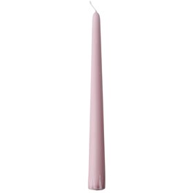 Candlestick candles Light pink 100% Stearin Ø 22 x 250mm -Horecavoordeel.com-