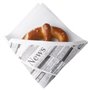 Snack Servetten Airlaid Wit "Newsprint" 1/4 Vouw 325 x 305mm -horecavoordeel.com-