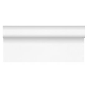 Tablecloth Roll Nonwoven White "Soft Selection Plus" 40 x 1.18 meters -Horecavoordeel.com-