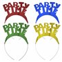 Diadeem Kleuren Assortiment "Party Time" "Metallic" -horecavoordeel.com-