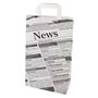 Carrier Bags Paper "Newsprint" 360 x 220 x 100mm -Horecavoordeel.com-