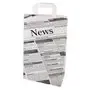 Draagtassen Papier "Newsprint" 360 x 220 x 100mm -horecavoordeel.com-