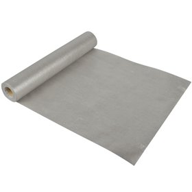 Table Runner Silver Non Woven "Textile Character" "soft selection" 12 m x 40 cm -Horecavoordeel.com-