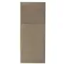 Napkins Taupe "Premium" With Cutlery Bag Airlaid 1/8 fold 400 x 480mm -Horecavoordeel.com-