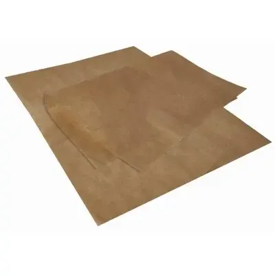 Inpakpapier Bruin Pergament Papier Vetvrij 350 x 250mm -horecavoordeel.com-