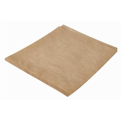 Hamburger Bags Brown Pergament Paper Greaseproof 160 x 180 -Horecavoordeel.com-