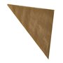 Cone Bags Brown Pergament Paper Greaseproof 270 x 190 x 190mm (Filling capacity 125 Grams) -Horecavoordeel.com-