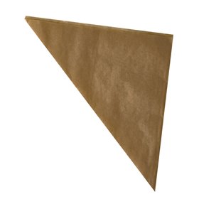 Cone Bags Brown Pergament Paper Greaseproof 325 x 230 x 230mm (Filling content 250 Grams) -Horecavoordeel.com-