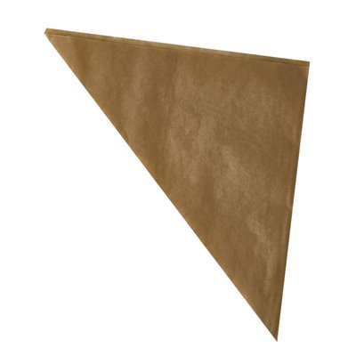 Puntzakken Bruin Pergament Papier Vetvrij 325 x 230 x 230mm (Vul-inhoud 250 Gram) -horecavoordeel.com-