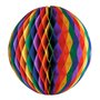 Decoratie Bal "Rainbow" Brandvertagend Ø 300mm -horecavoordeel.com-