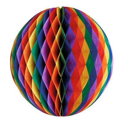 Decoration Ball "Rainbow" Fire Retardant Ø 300mm -Horecavoordeel.com-