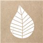 Napkins 3-Layer "Natural" "Graphic Leaves" 1/4 fold 330 x 330mm -Horecavoordeel.com-