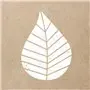 Napkins 3-Layer "Natural" "Graphic Leaves" 1/4 fold 330 x 330mm -Horecavoordeel.com-