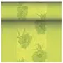 Table Runner Green "Thalia" "Textile Character" From Pulp Viscose And Tissue Mix "ROYAL Collection" 24m x 400mm -Horecavoordeel.