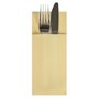 Napkins Cream With Cutlery Bag Airlaid 1/8 fold 400 x 330mm -Horecavoordeel.com-