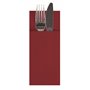 Servetten Bordeaux Met Bestekzakje Airlaid 1/8 vouw 400 x 330mm -horecavoordeel.com-