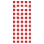 Cutlery Bags Red "Vichy Karo" 200 x 85mm Including 2-Layer White Napkin 330 x 330mm -Horecavoordeel.com-