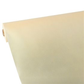 Tafelkleed Rol Vlies Crème "Soft Selection" 25 x 1,18 meter (Klein-verpakking) -horecavoordeel.com-