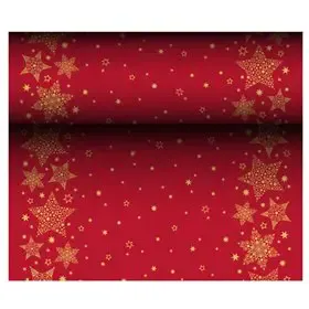 Table runner Airlaid "Christmas Shine" 24m x 400mm -Horecavoordeel.com-