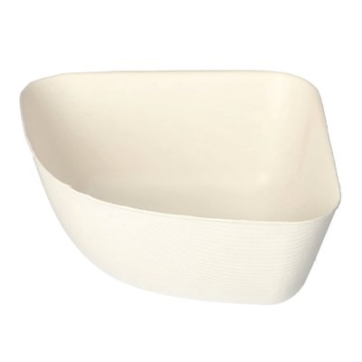 Bowls Sugarcane "Pure" "Belle Vie Ligne Carrée" White 128 x 128 x 55mm -Horecavoordeel.com-