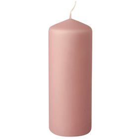 Pillar candles Light pink Ø 69 x 180mm -Horecavoordeel.com-