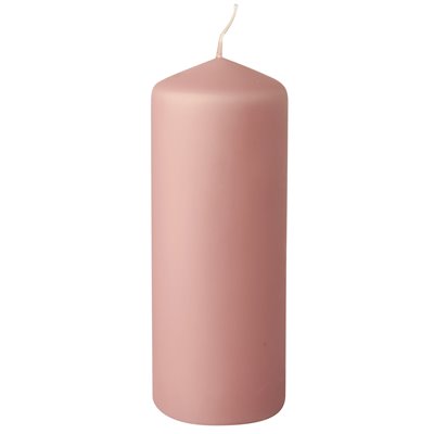 Pillar candles Light pink Ø 69 x 180mm -Horecavoordeel.com-