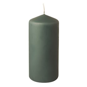 Pillar candles Grey-green Ø 69 x 150mm -Horecavoordeel.com-