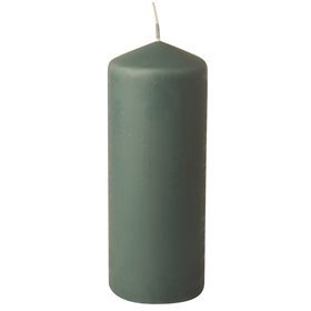 Pillar candles Grey-green Ø 69 x 180mm -Horecavoordeel.com-