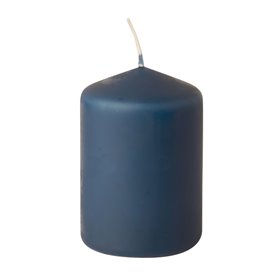 Pillar candles Dark blue Ø 69 x 100mm -Horecavoordeel.com-