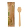 Coffee Spoons Wood "Pure" Individually Packed In Paper Sleeve 110mm -Horecavoordeel.com-