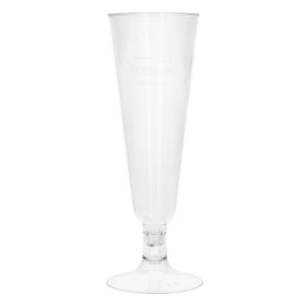 Champagne glasses 100cc PLA "Pure" Ø 55 x 165mm Crystal clear (Small package) -Horecavoordeel.com-