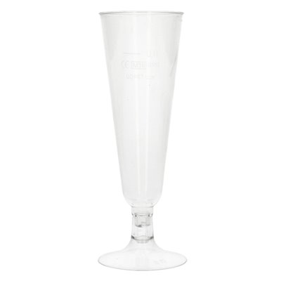 Champagne glasses 100cc PLA "Pure" Ø 55 x 165mm Crystal clear (Small package) -Horecavoordeel.com-