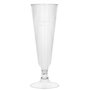 Champagne glasses 100cc PLA "Pure" Ø 55 x 165mm Crystal clear -Horecavoordeel.com-