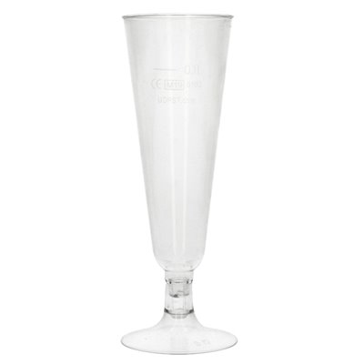 Champagne glasses 100cc PLA "Pure" Ø 55 x 165mm Crystal clear -Horecavoordeel.com-