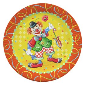 Plates Cardboard Round "Clown" Ø 230mm -Horecavoordeel.com-