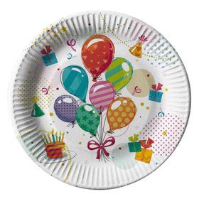 Plates Cardboard Round "Fete" Ø 230mm -Horecavoordeel.com-