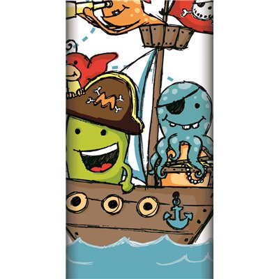 Tafelkleed papier "Pirate Crew" Met Beschermingslaag 1200 x 1800mm -horecavoordeel.com-