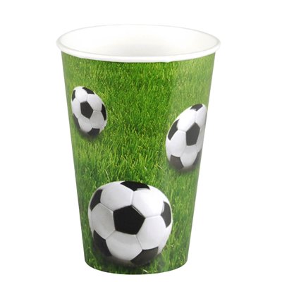 Drinkbekers Karton 200cc "Football" Ø 70 x 97mm -horecavoordeel.com-